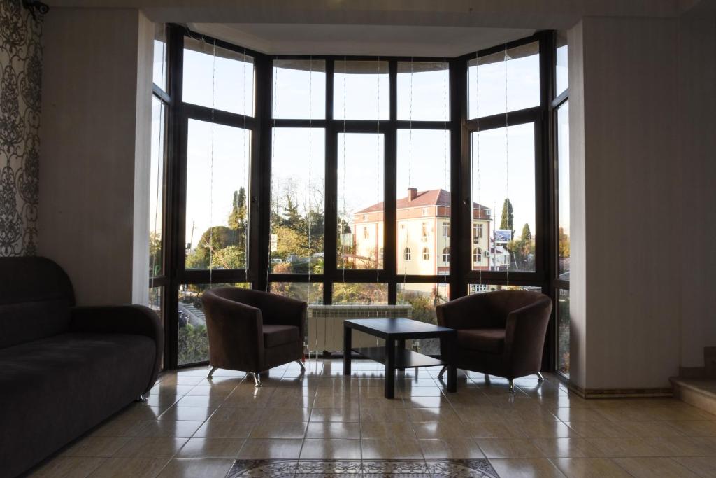 Posezení v ubytování Antika Hotel