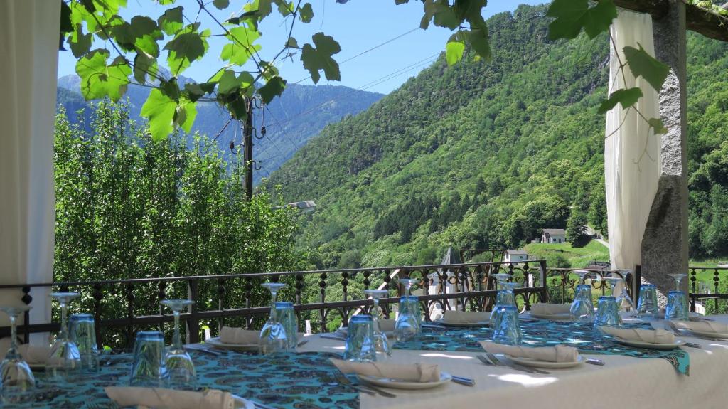 Nespecifikovaný výhled na hory nebo výhled na hory při pohledu z bed and breakfast