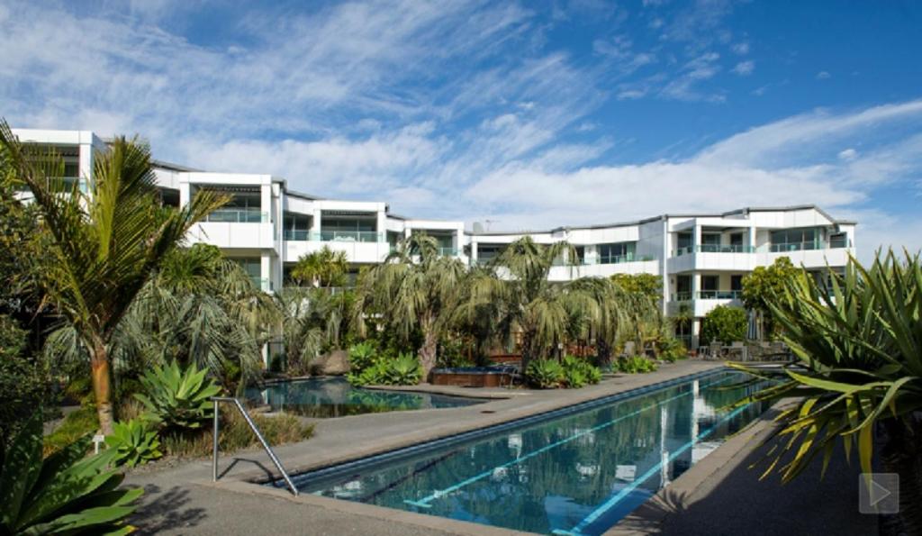 Bazén v ubytování Cutterscove Resort Apartments nebo v jeho okolí