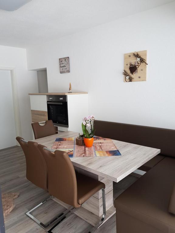 Kuchyň nebo kuchyňský kout v ubytování Ferienwohnung Colleen
