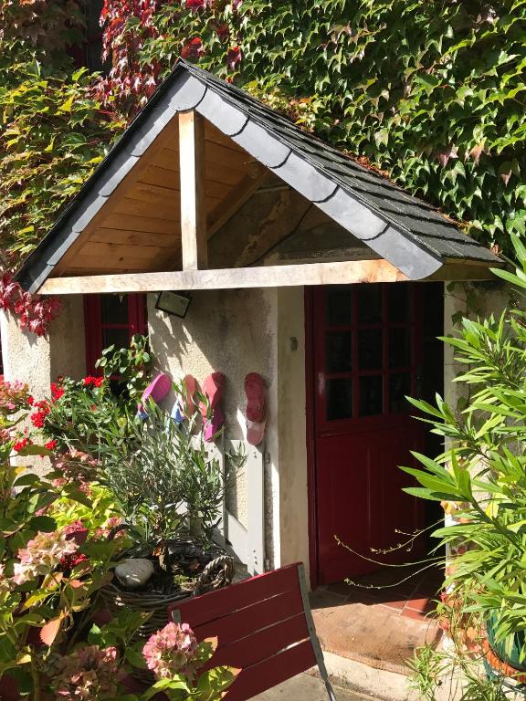 Zahrada ubytování Les chambres d'hôtes Le Val d'Honfleur