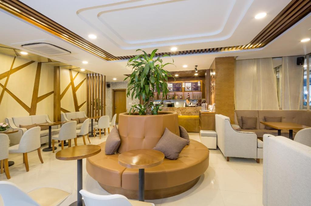 Posezení v ubytování Grandvrio City Danang By Route Inn Group