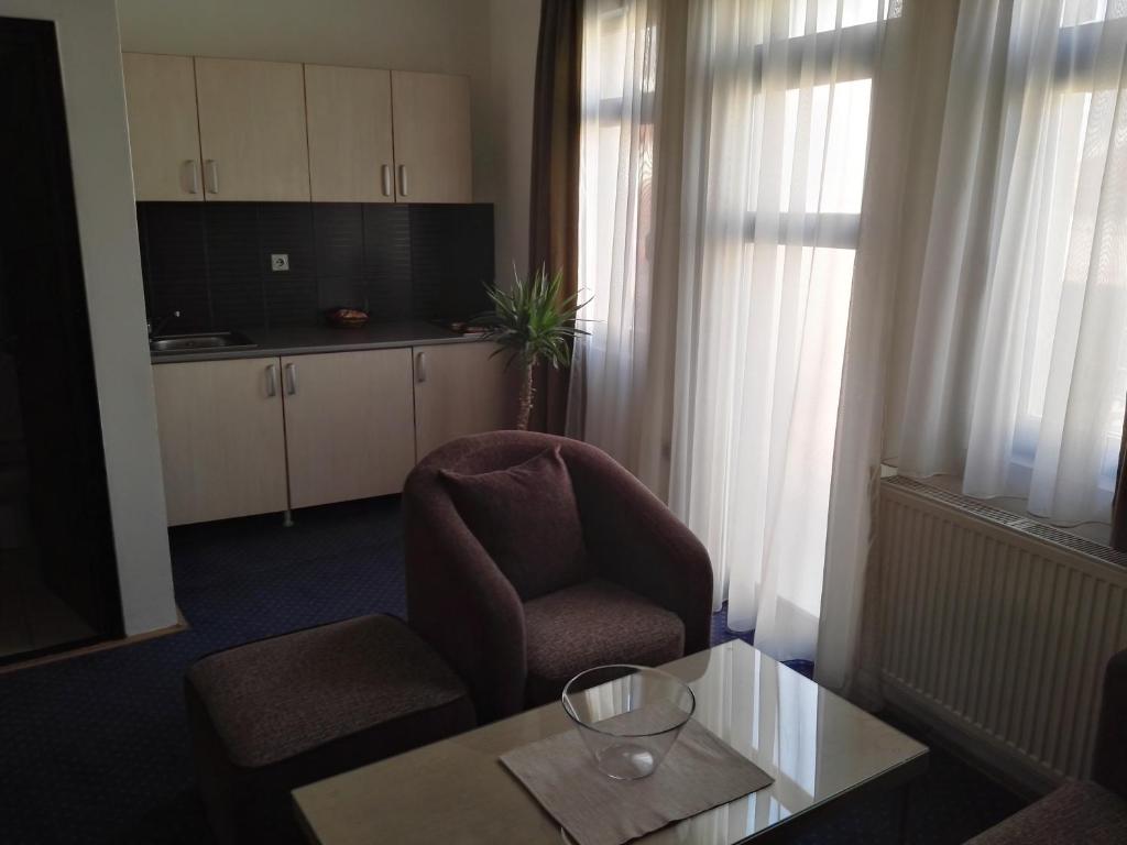 Kuchyň nebo kuchyňský kout v ubytování Guest House Amico