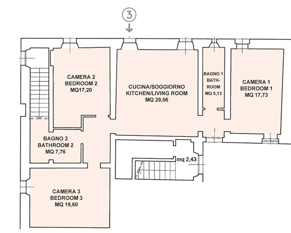 Agriturismo Le Gallozzole - Appartement Standard À Trois Chambres