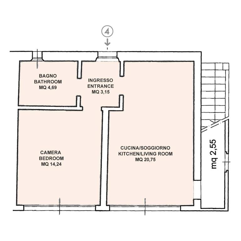 Agriturismo Le Gallozzole - Appartement 1 Chambre - Rez-De-Chaussée