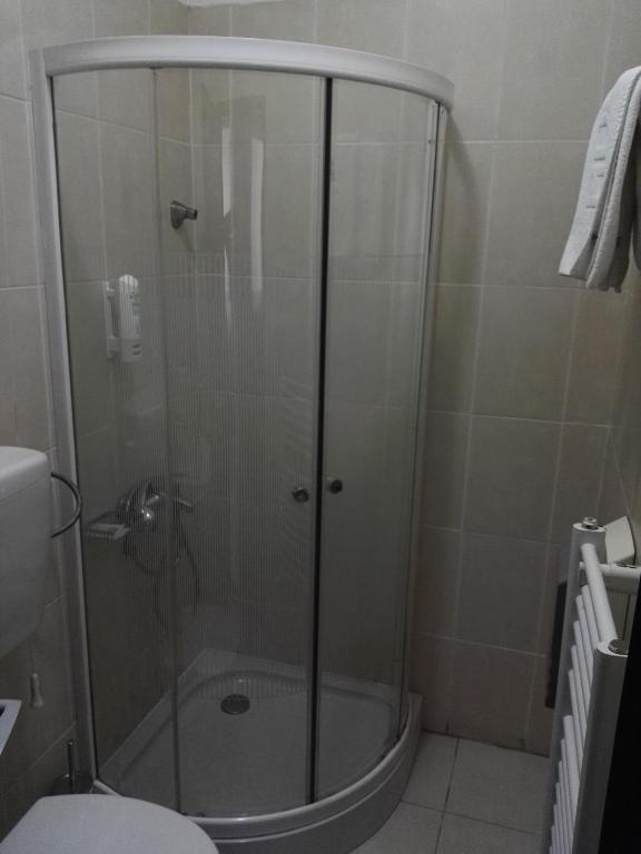 Koupelna v ubytování Guest House Amico