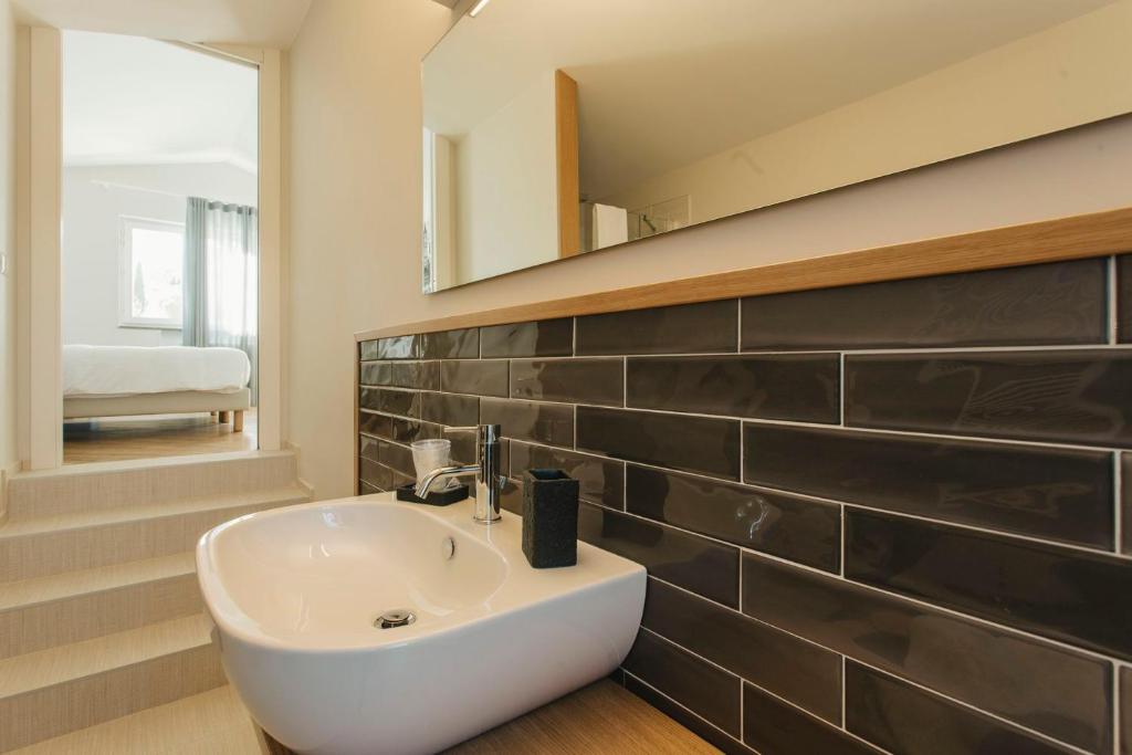 Koupelna v ubytování Livingstone B&B