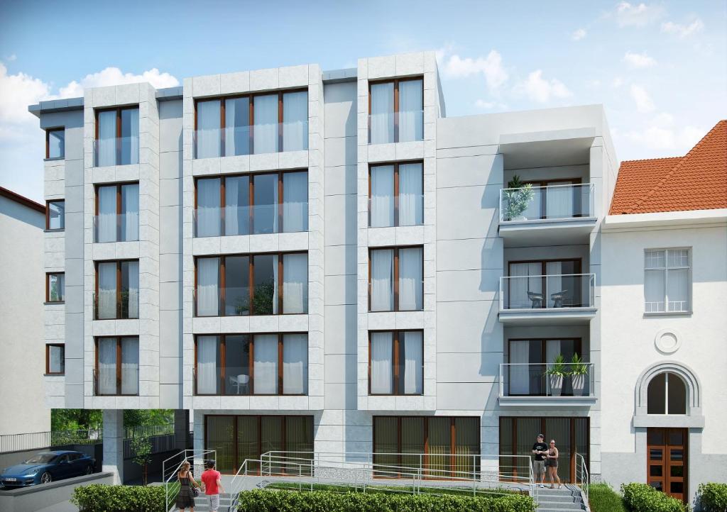 Budova, v ktorej sa apartmán nachádza