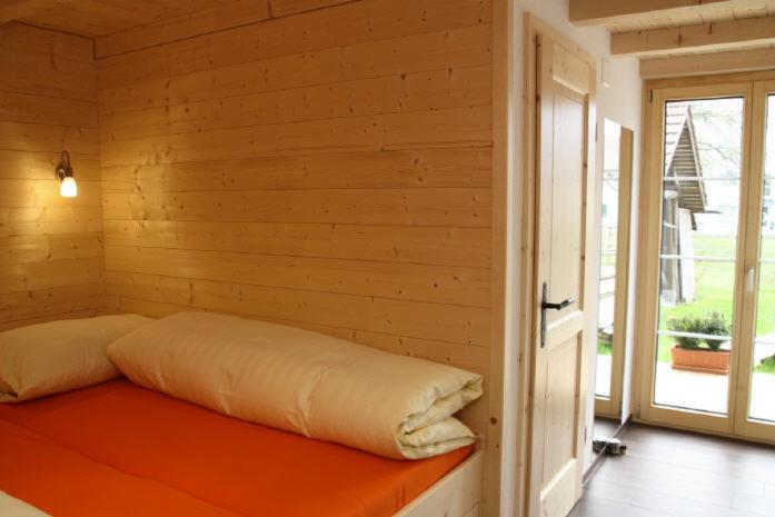 Postel nebo postele na pokoji v ubytování BnB Haag