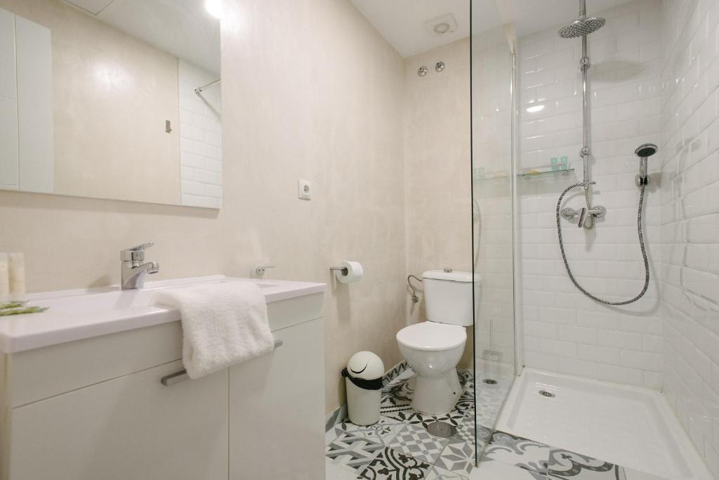 Koupelna v ubytování Boutike Guesthouse
