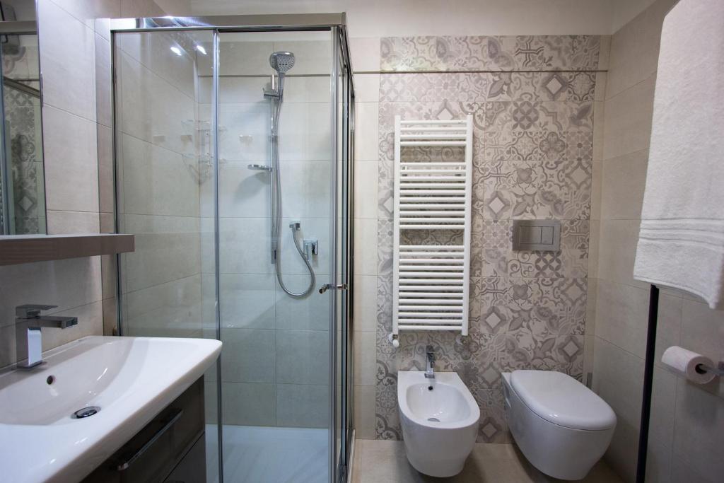 Koupelna v ubytování Ai Sottani B&B Deluxe Suite