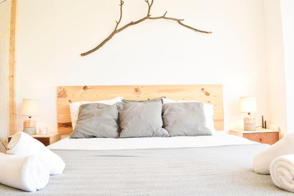 Posteľ alebo postele v izbe v ubytovaní P&P Apartament Lagunillas I y II