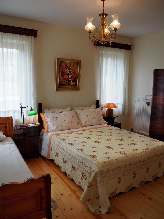 Postel nebo postele na pokoji v ubytování Paliouri House