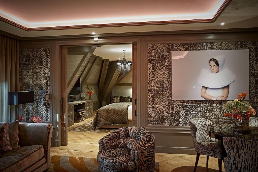 Ein Sitzbereich in der Unterkunft Hotel TwentySeven - Small Luxury Hotels of the World
