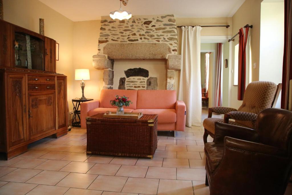Posezení v ubytování Chambre d'hôte Courtoux