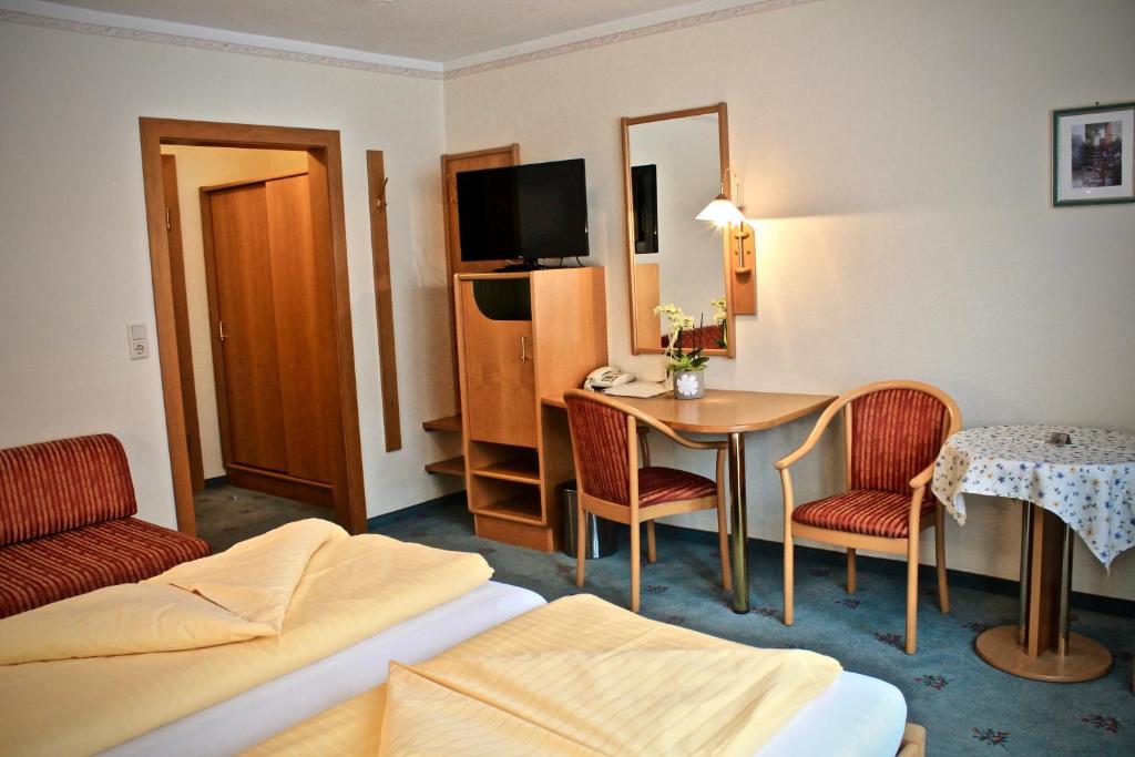 TV a/nebo společenská místnost v ubytování Hotel Druschhof