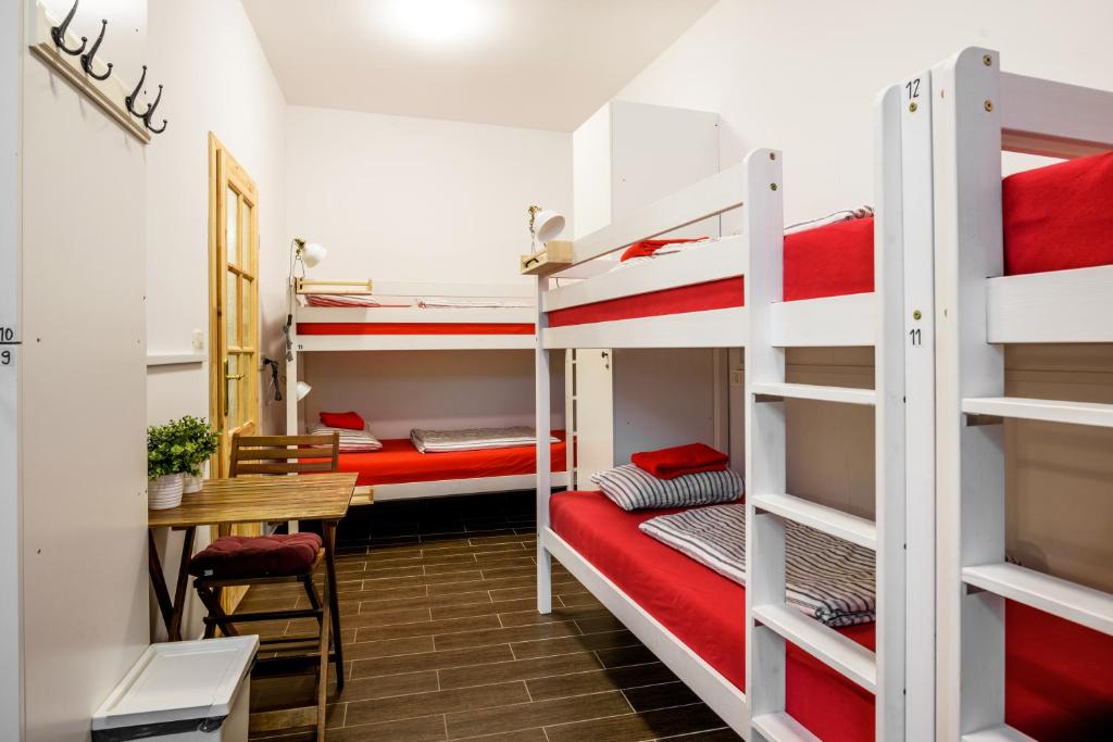 Postel nebo postele na pokoji v ubytování Turn Hostel
