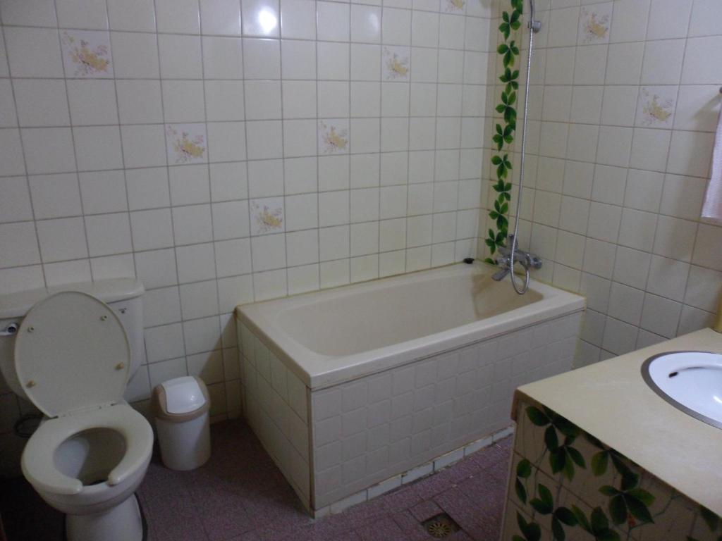 Koupelna v ubytování Gyerim Motel