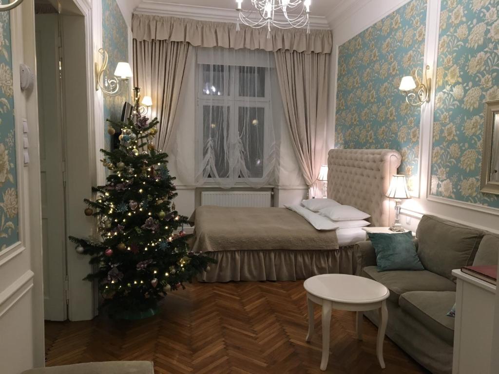 Posteľ alebo postele v izbe v ubytovaní Blueberry Apartments