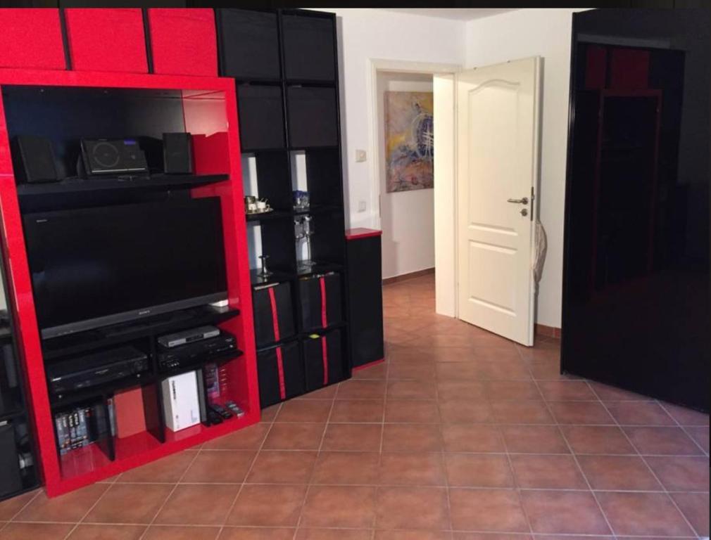 Kuchyň nebo kuchyňský kout v ubytování Einliegerwohnung Kleinmachnow
