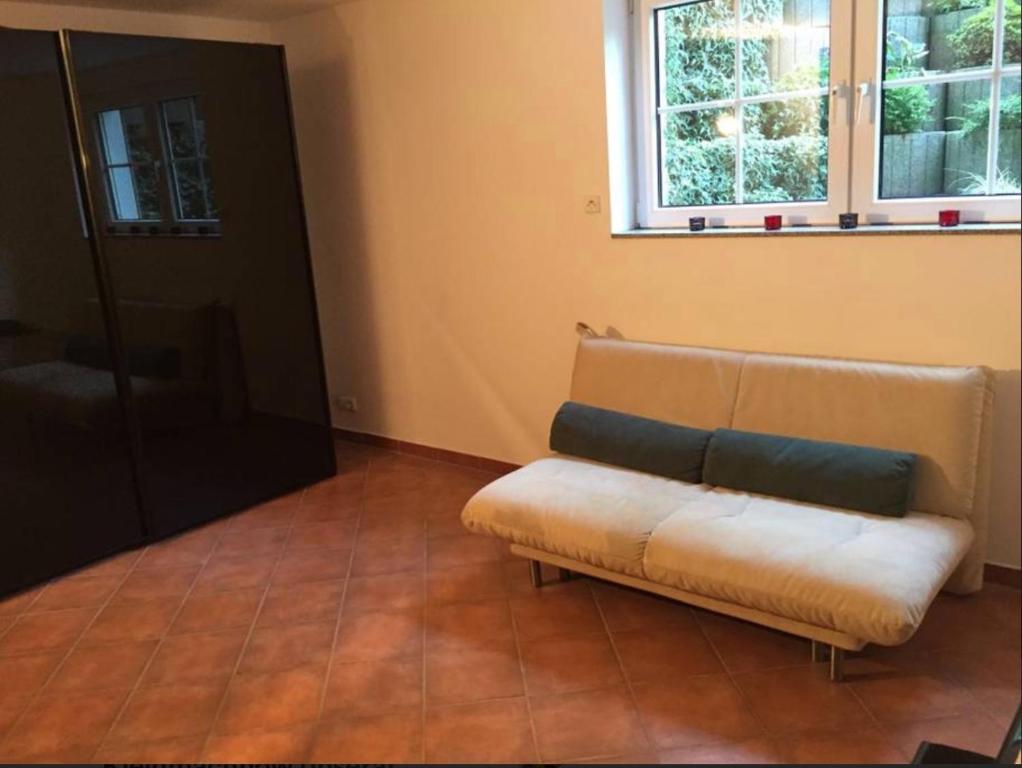 Posezení v ubytování Einliegerwohnung Kleinmachnow