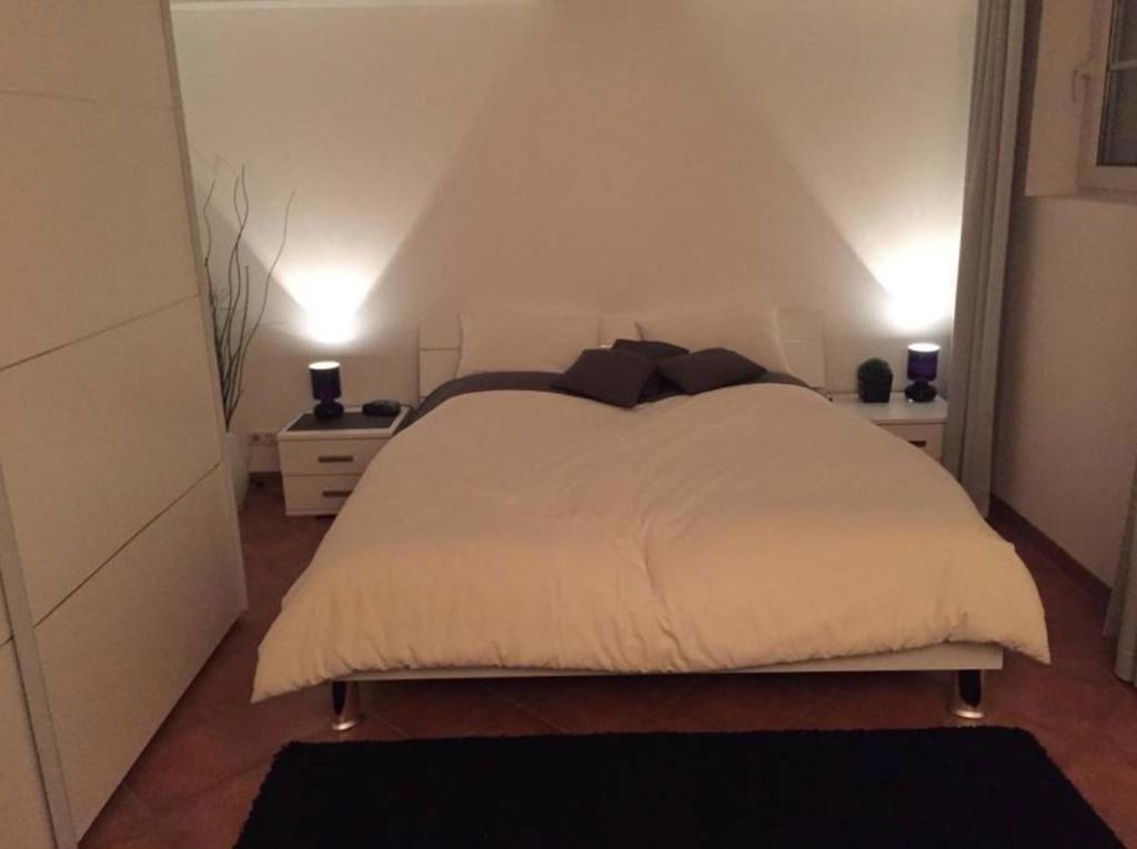 Postel nebo postele na pokoji v ubytování Einliegerwohnung Kleinmachnow