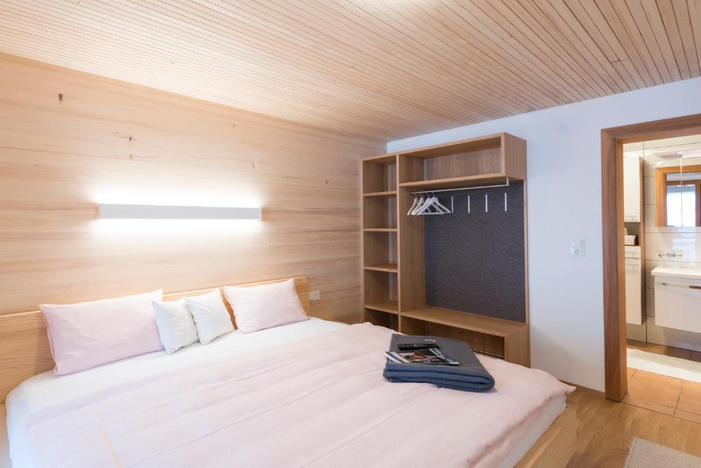 Postel nebo postele na pokoji v ubytování Appartements Christine
