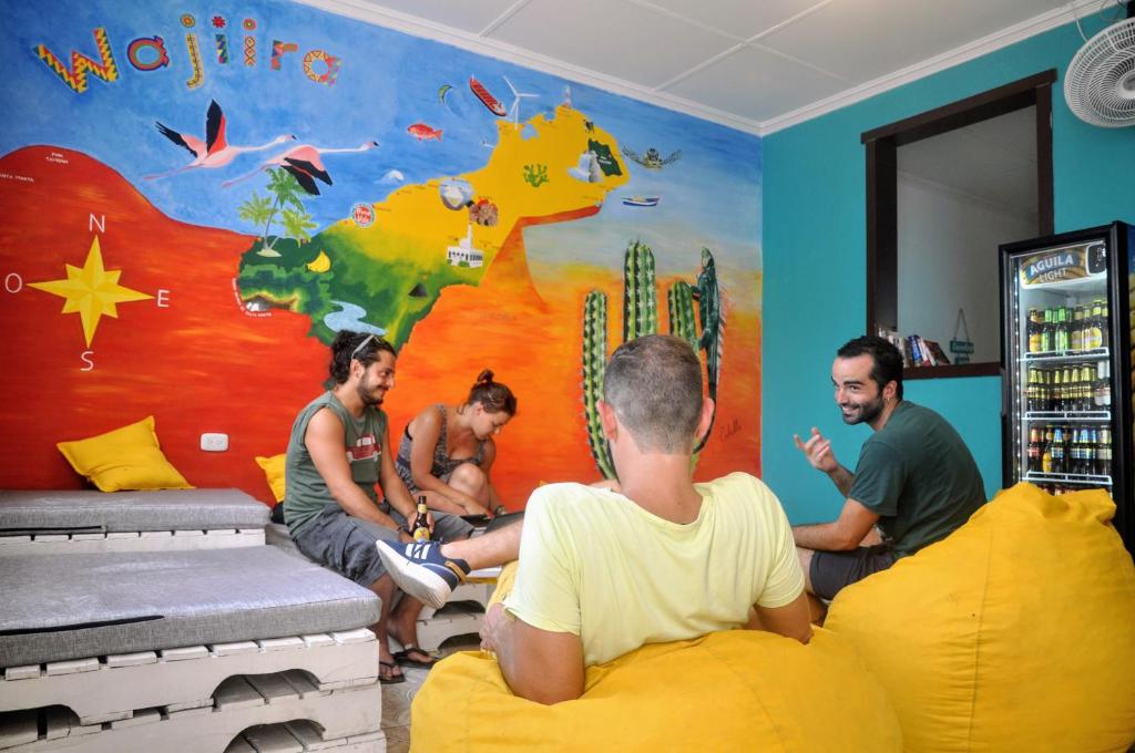 Clientes alojados en Bona Vida Hostel