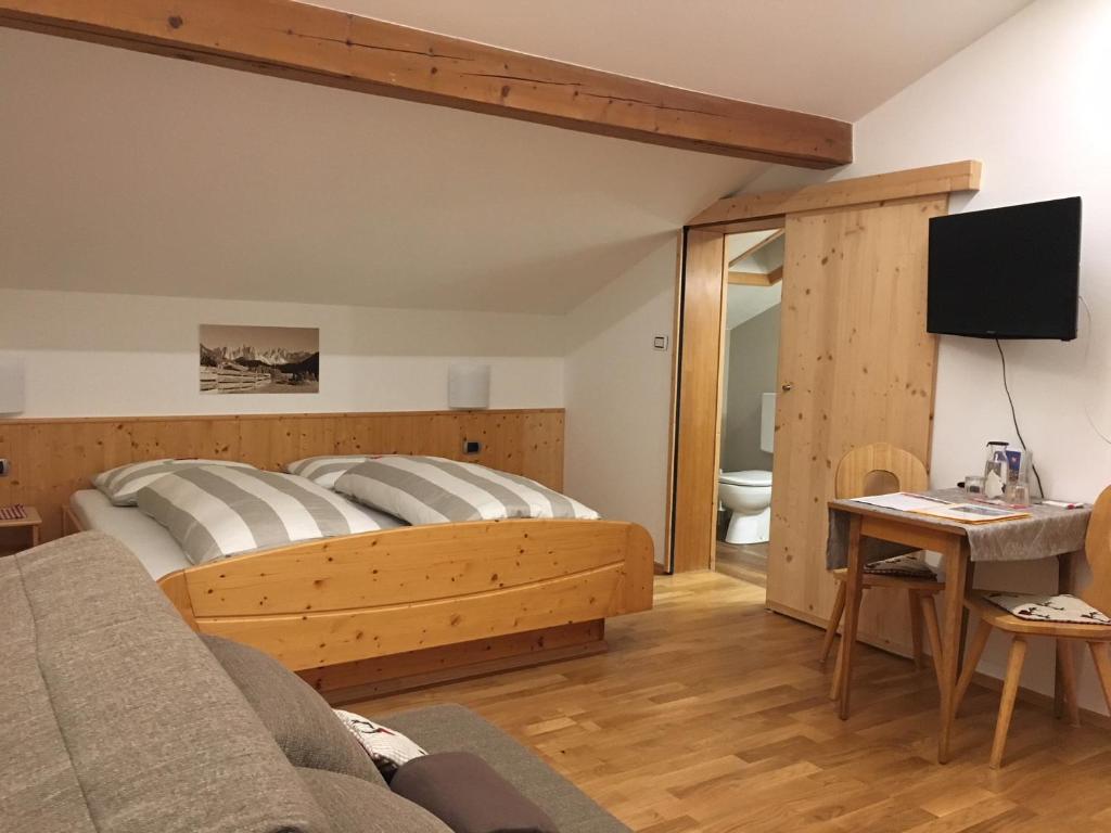 Postel nebo postele na pokoji v ubytování Haus Lasaun