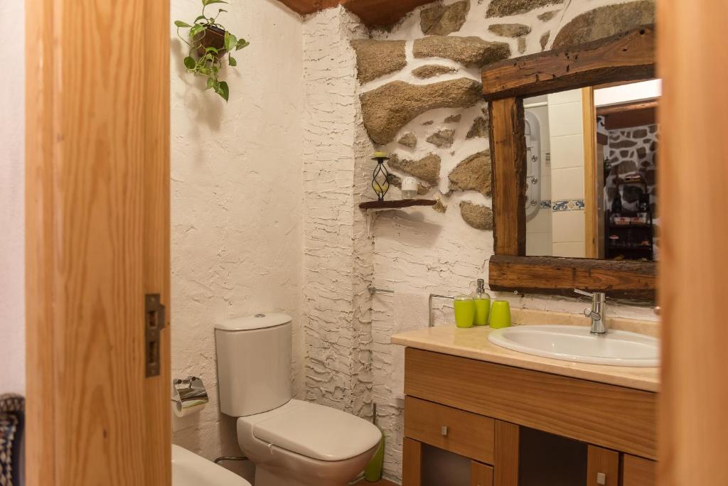 Koupelna v ubytování Casas da Fonte - Serra da Estrela