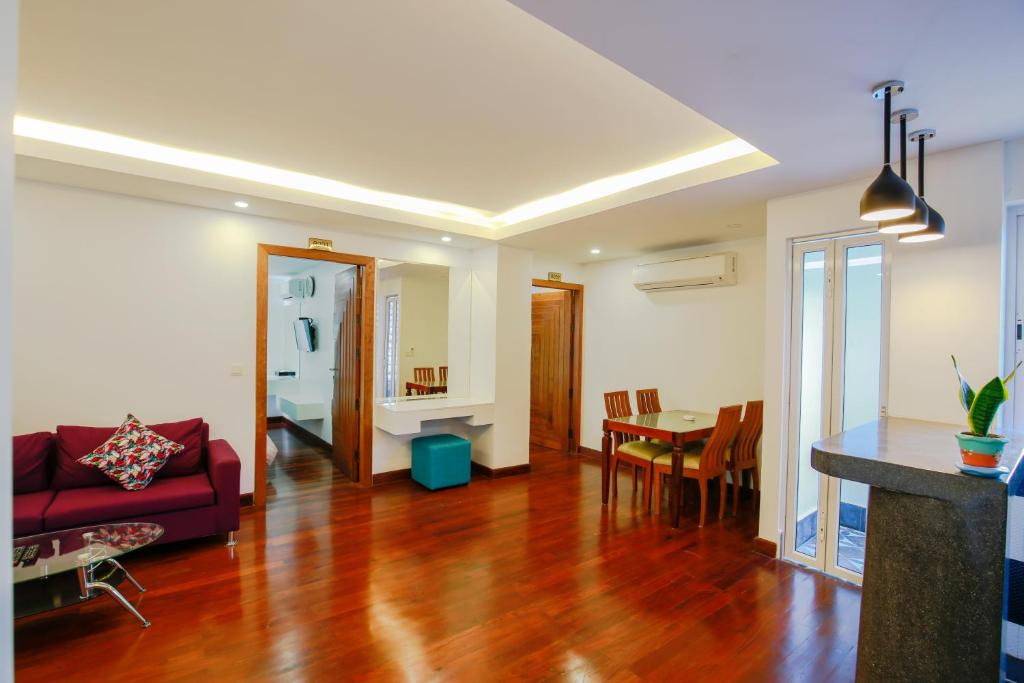 Posezení v ubytování Zita Angkor Hotel