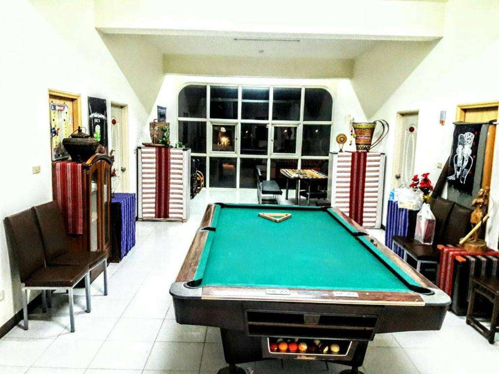 Biliár nebo kulečník v ubytování Hsianghua Guesthouse