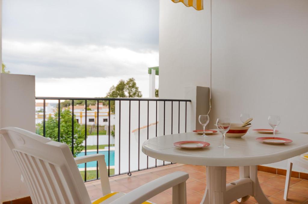 Balkón alebo terasa v ubytovaní Apartamentos Rotonda