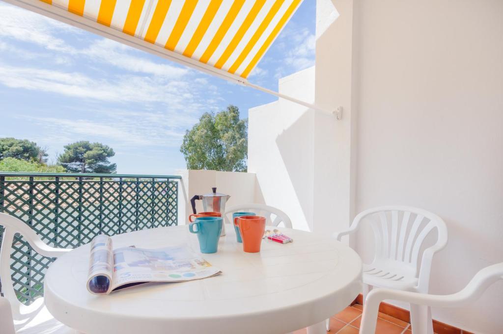 Balkón alebo terasa v ubytovaní Apartamentos Rotonda