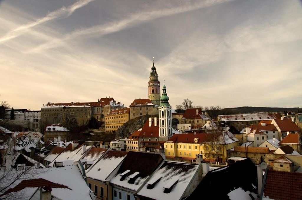 Obiekt Penzion U Candru zimą