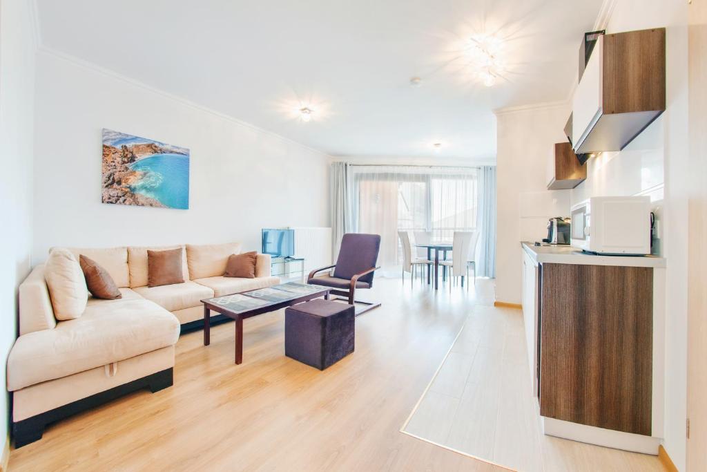 Kuchyňa alebo kuchynka v ubytovaní Apartamenty Sun & Snow Horyzont