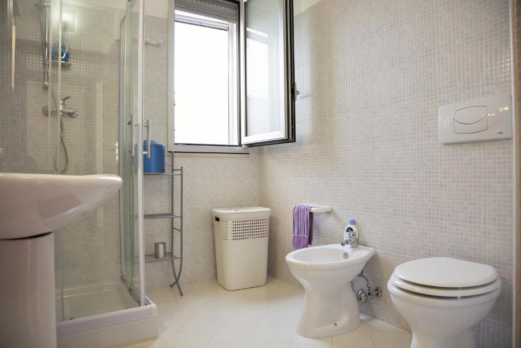Koupelna v ubytování Casa Solento