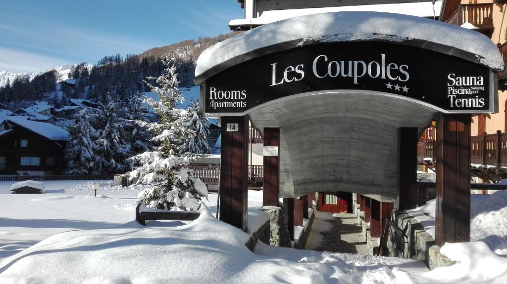 Residence Les Coupoles v zime
