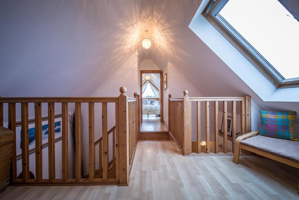 Postel nebo postele na pokoji v ubytování The Barn Culnacnoc