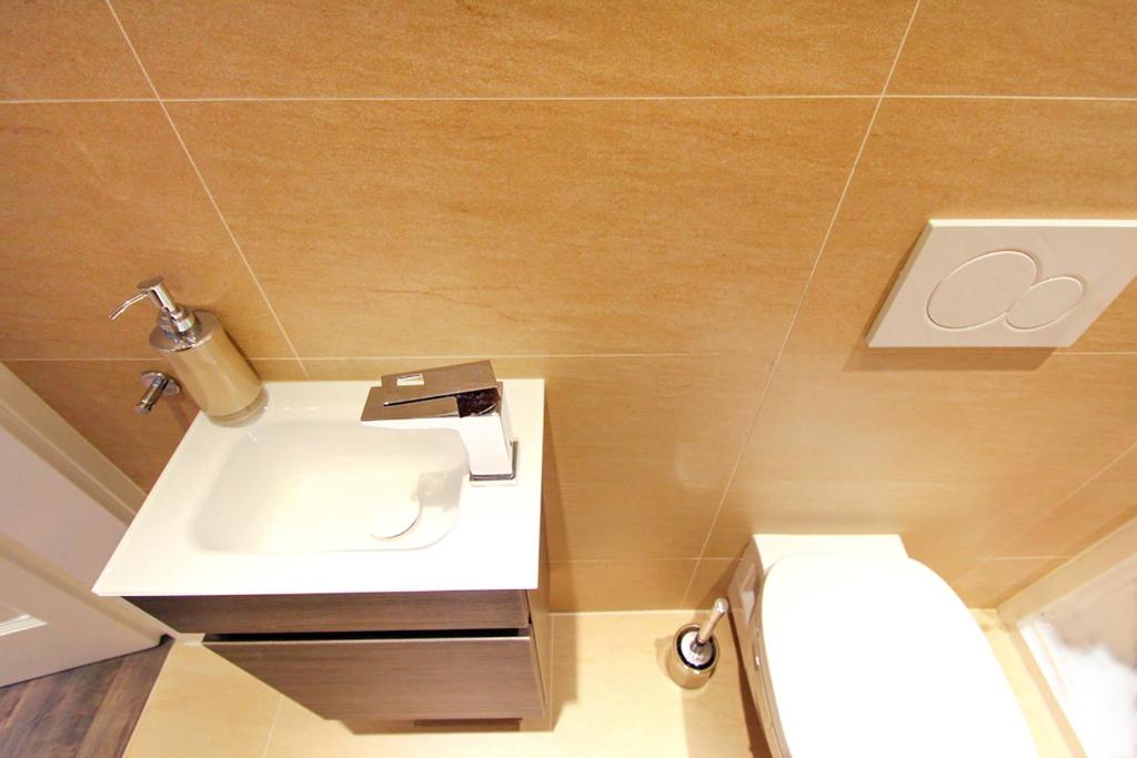 Vannituba majutusasutuses Lana Appartements