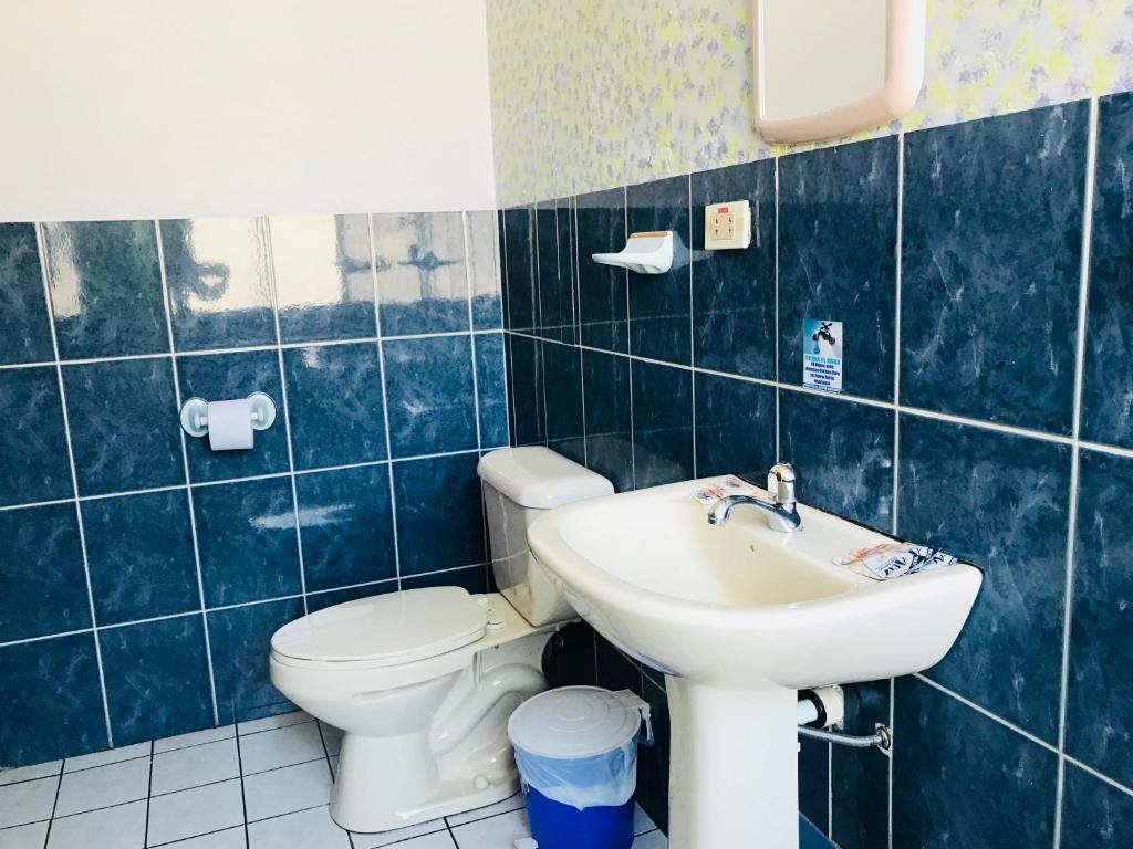 Koupelna v ubytování Hostal Princesa Maria