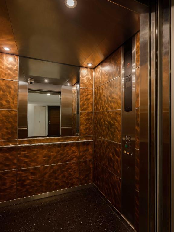 Koupelna v ubytování Silom Lofts