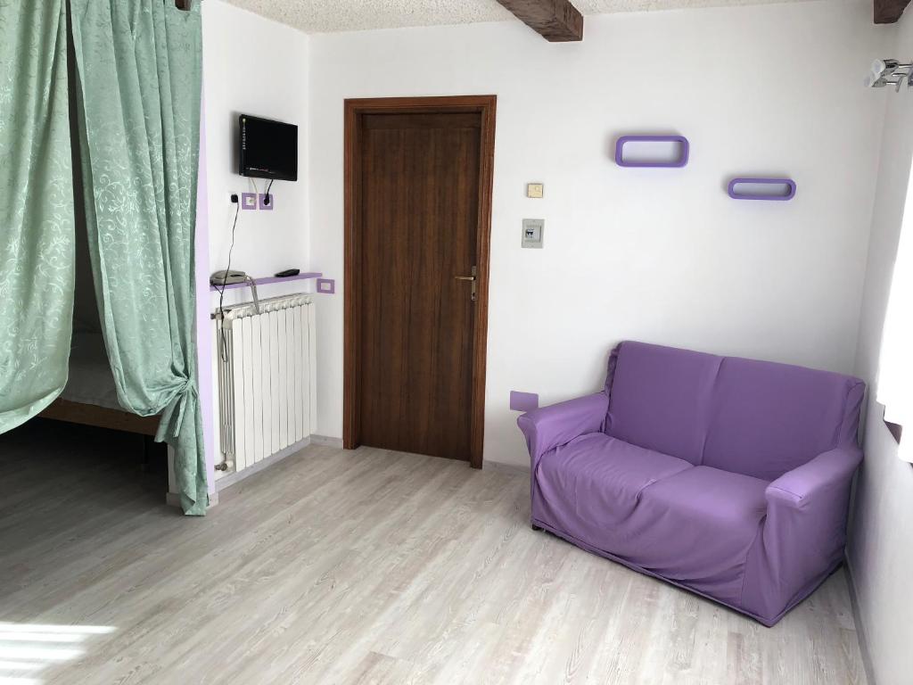 Posezení v ubytování Albergo La Perla
