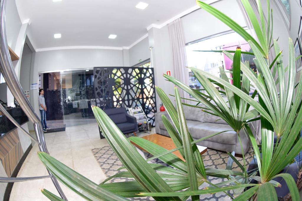 Posezení v ubytování Hotel Plaza Cascavel