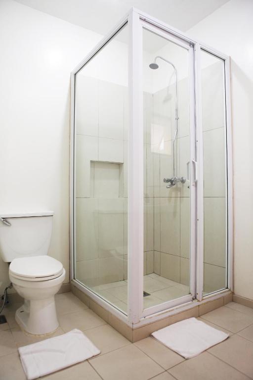 Koupelna v ubytování Alba Uno Hotel