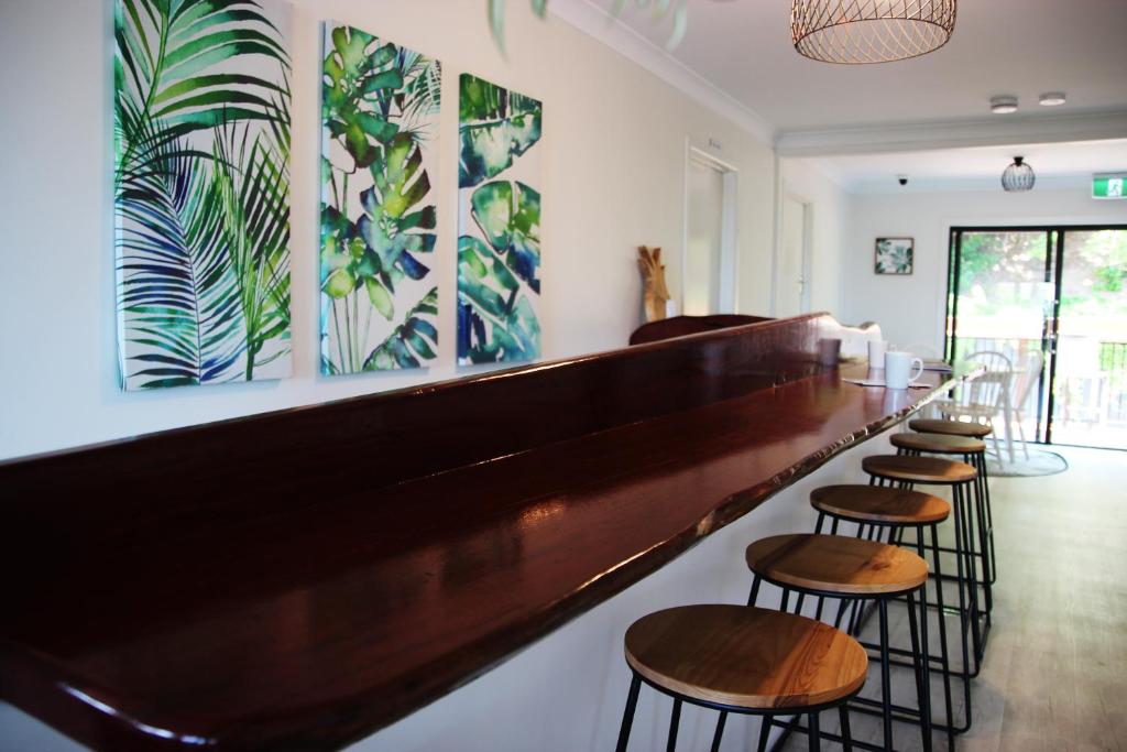 Restaurace v ubytování Yeppoon Beachhouse