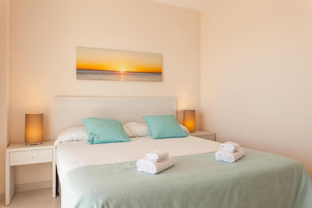 Postel nebo postele na pokoji v ubytování Pierre & Vacances Salou