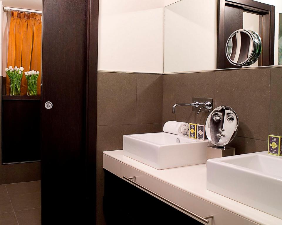 Koupelna v ubytování Hotel Valadier