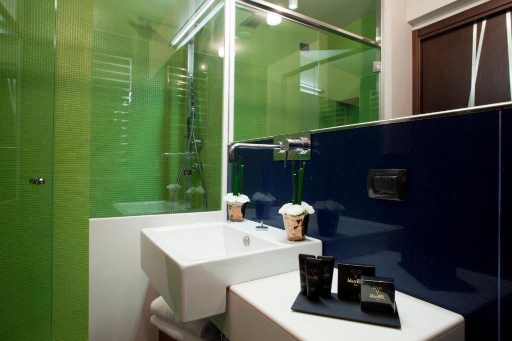 Koupelna v ubytování Hotel Valadier