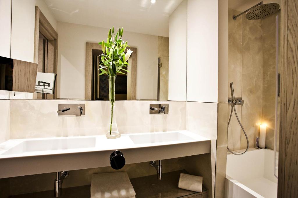 Koupelna v ubytování Hotel Valadier
